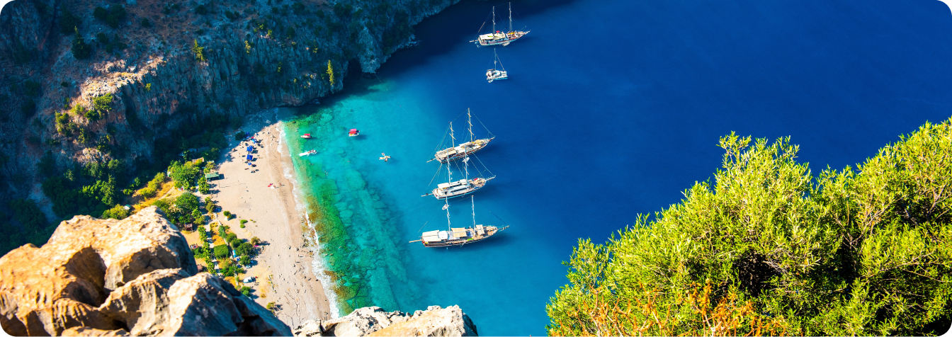 Фетхие море пляжи