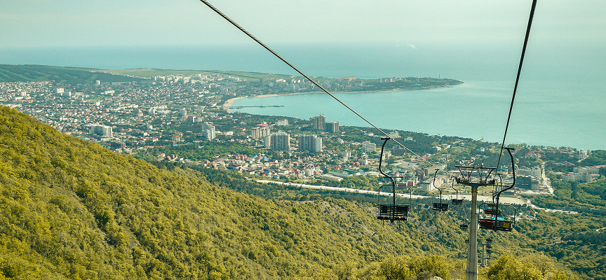 геленджик канатная дорога отдых на берегу моря